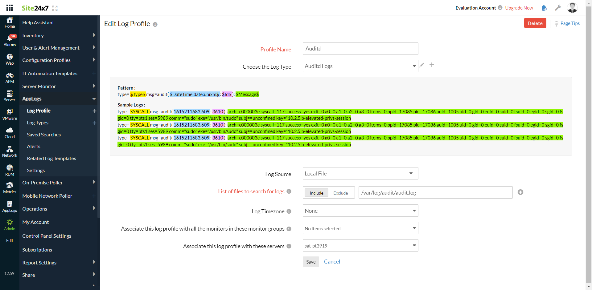 auditd-edit-log-profile